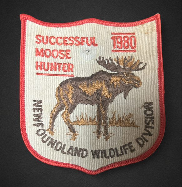 Newfoundland Moose Badge 1980