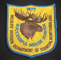 Newfoundland Moose Badge 1977