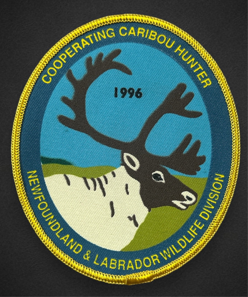 Newfoundland Caribou Badge 1996