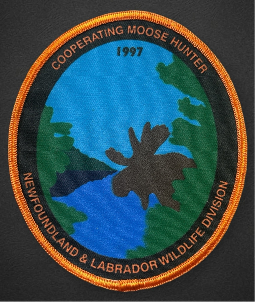 Newfoundland Moose Badge 1997