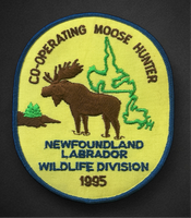 Newfoundland Moose Badge 1995