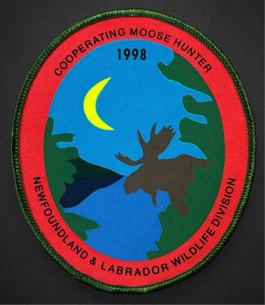 Newfoundland Moose Badge 1998