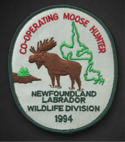 Newfoundland Moose Badge 1994