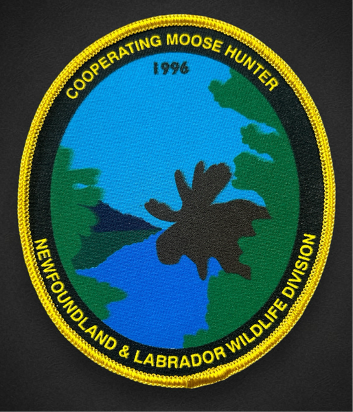 Newfoundland Moose Badge 1996