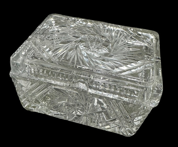 Crystal Jewelry Box Pinwheel Design