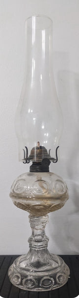 Vintage Glass Oil Lamp