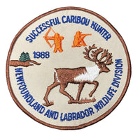 Successful Caribou Hunters Patch 1988