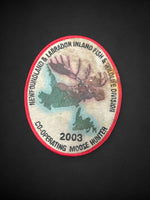 Newfoundland Moose Badge 2003