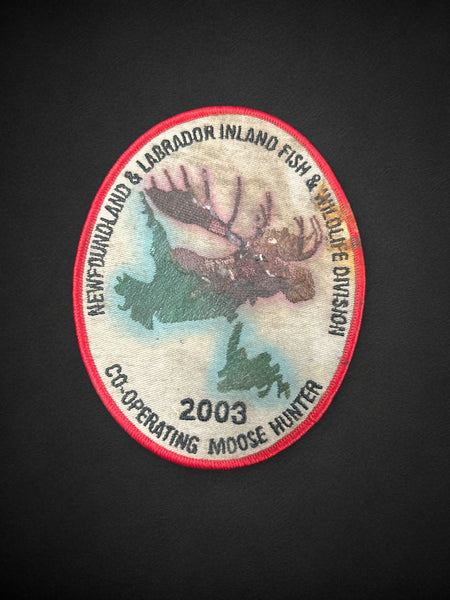 Newfoundland Moose Badge 2003