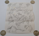 1989 Les Nordiques Letter with Photo Copied Signatures.