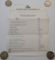 1976 Les Nordiques Letter with List of Players on the Team, List and Prices of Merchandise.