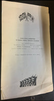 Soldiers memorial pamphlet 1921